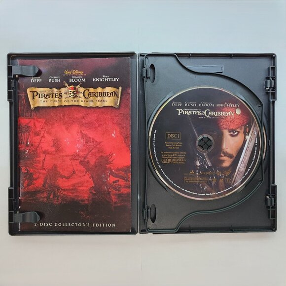 Pirates of the Caribbean Curse of the Black Pearl DVD Movie - Picture 5 of 6